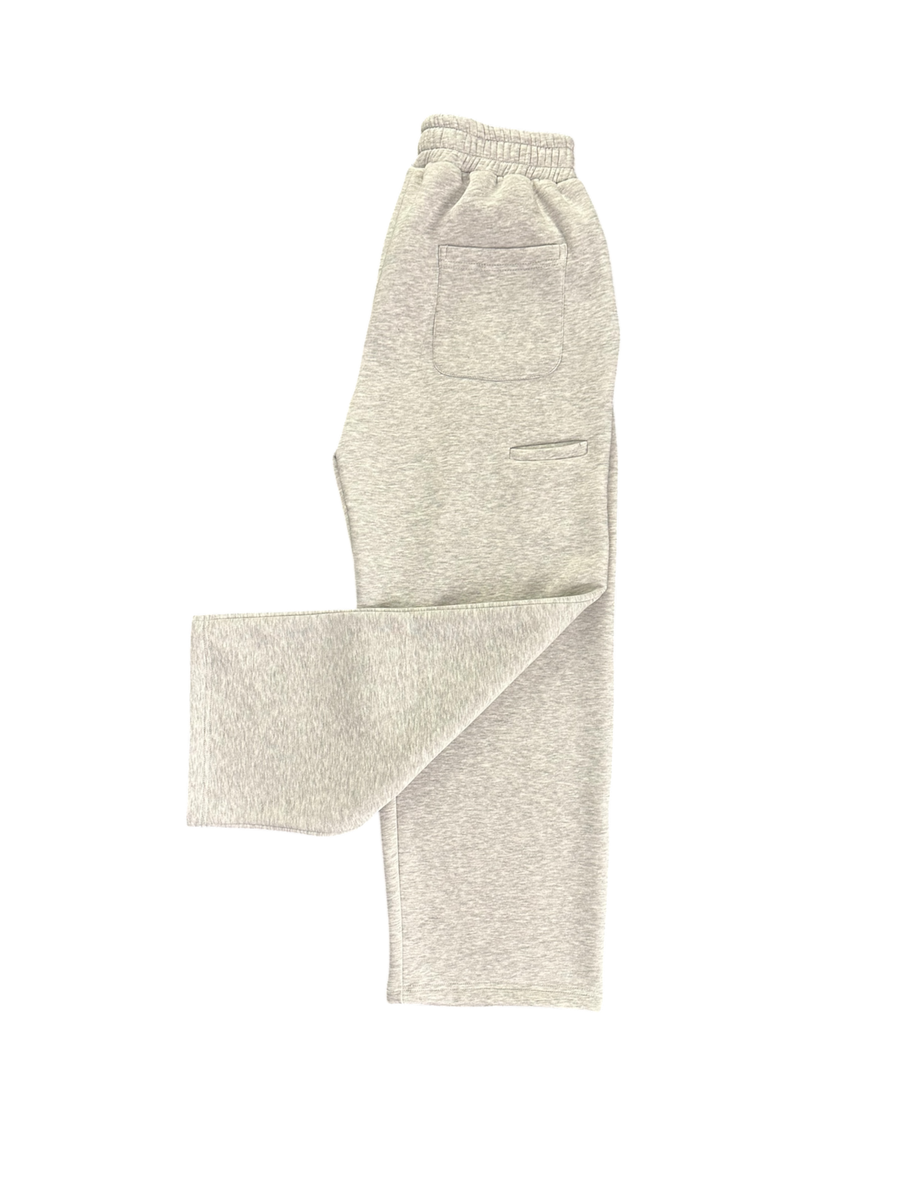 Cozy straight leg sweats grey