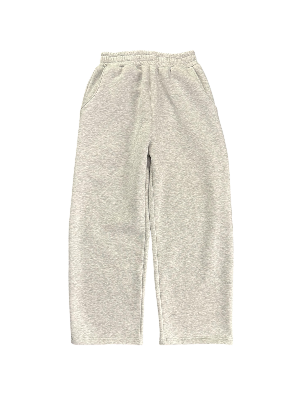 Cozy straight leg sweats grey
