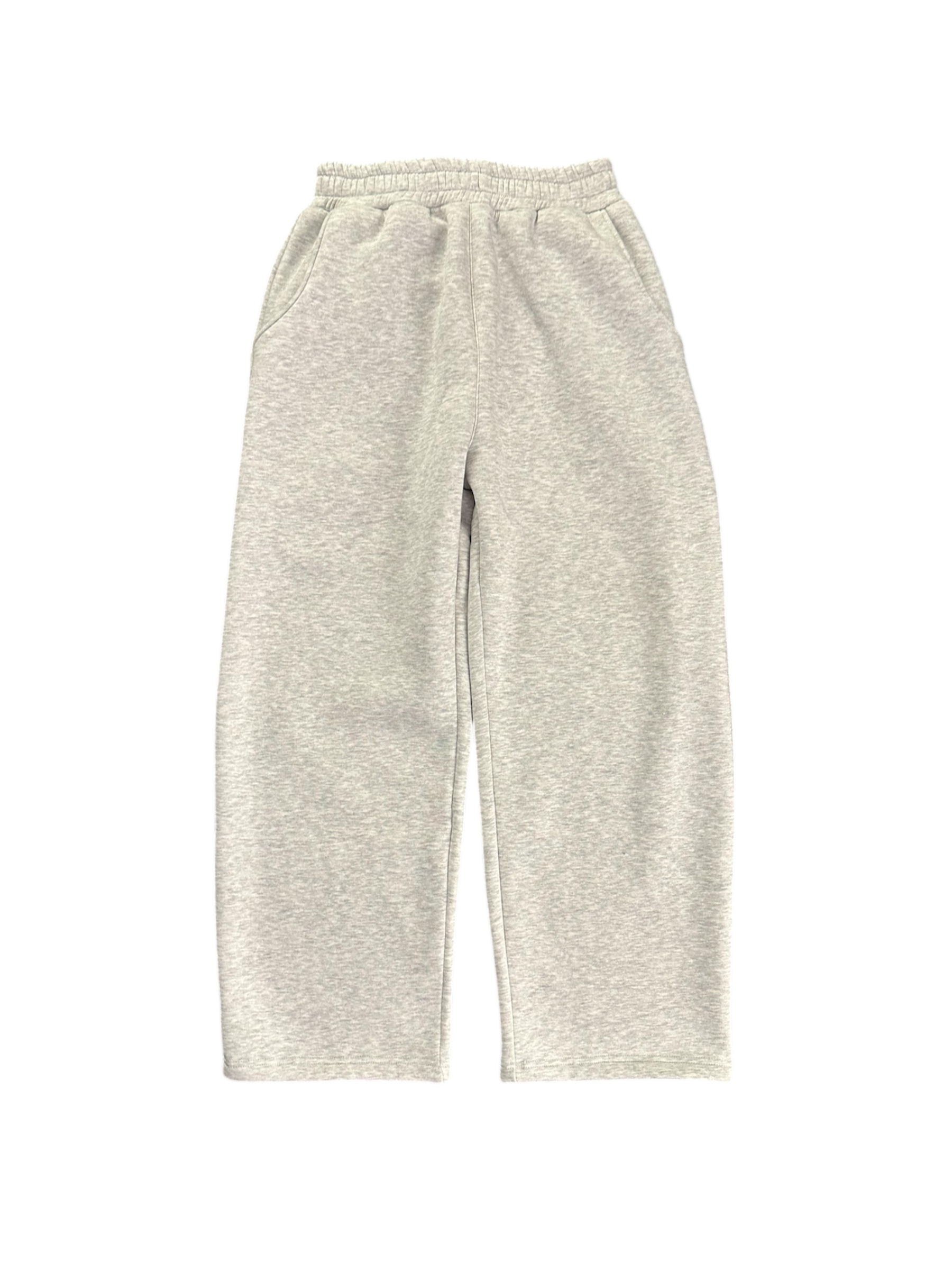 Cozy straight leg sweats grey