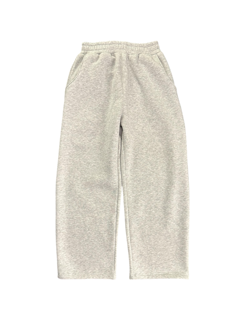 Cozy straight leg sweats grey